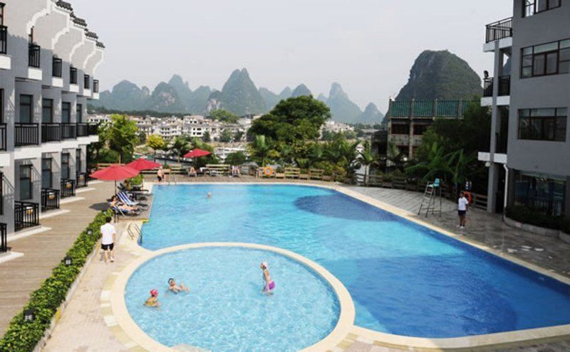 Green Lotus Hotel River View Yangshuo Exterior photo